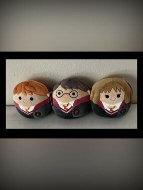 Harry Potter Squishmallows 8 Inch Set Of 3 Harry Potter, Ron and Hermione NEW!